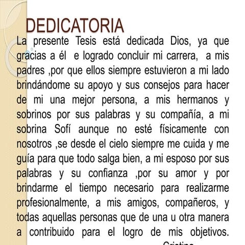 Dedicatoria