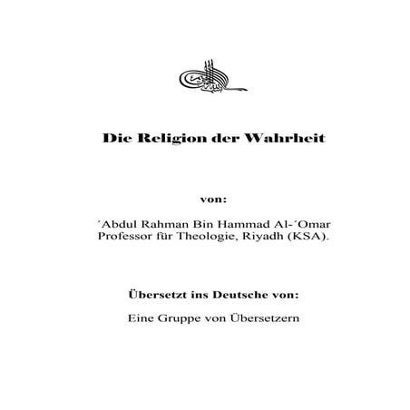 Die Religion der Wahrheit
