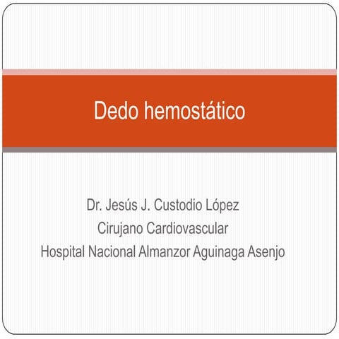 Dedo hemostático