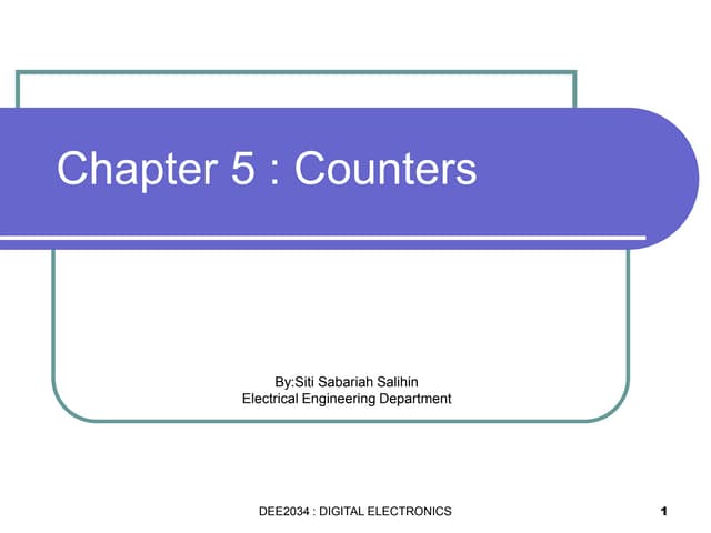 Dee2034 chapter 5 counter