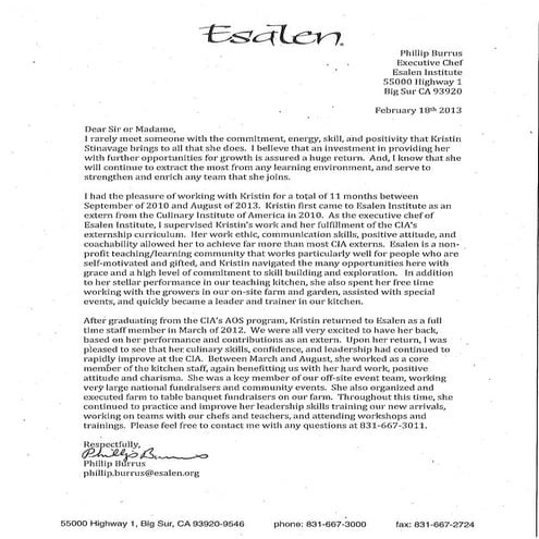 Recommendationletter