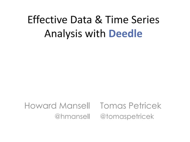 Effective Data Analysis with Deedle