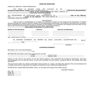DepEd Affidavit of Undertaking | DOCX