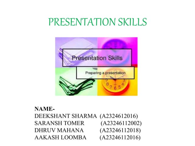 Presentation Skills