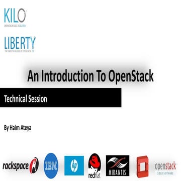 Introduction To OpenStack