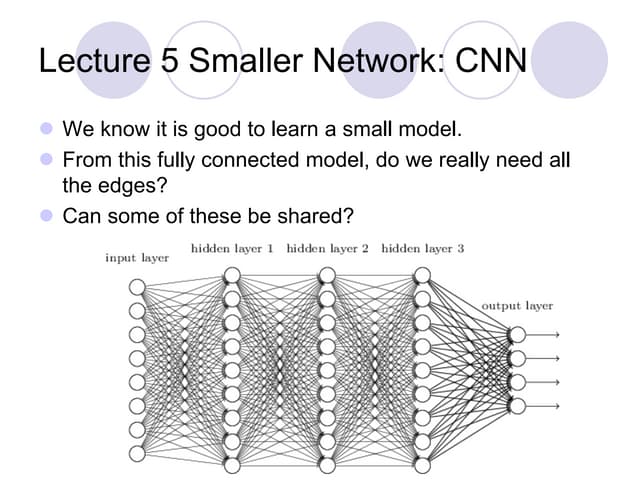 Deep learning-smaller neural network