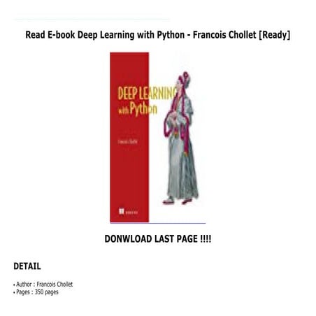 Deep learning-with-python | PDF
