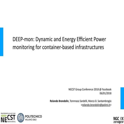 DEEP-mon: Dynamic and Energy Efficient Power monitoring for container-based i...