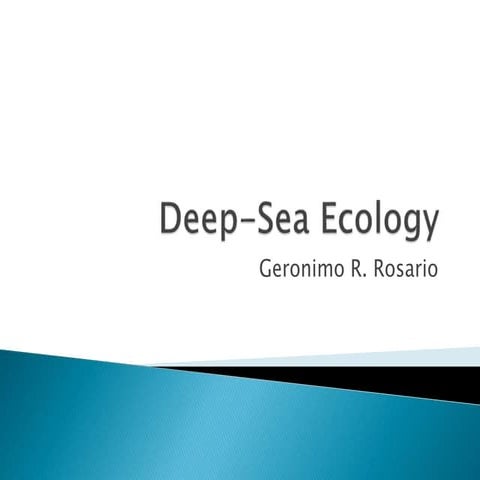 Deep sea ecology 