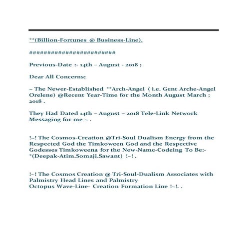 (Deepak atim.somaji.sawant) the billion-fortunes @ business-line.