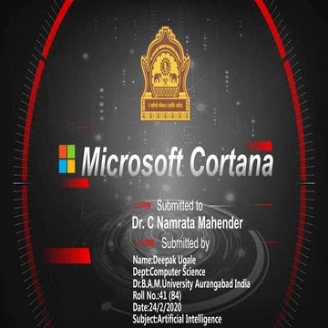 Microsoft cortana