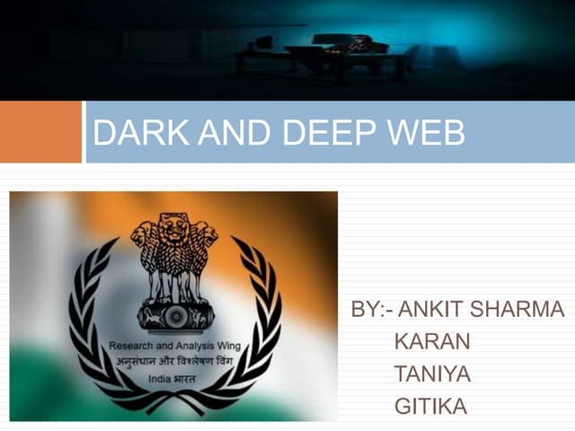 Deep and dark web 