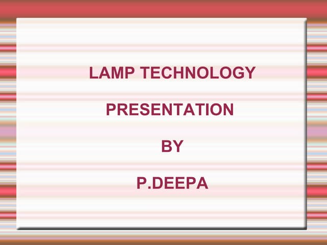 lamp technology