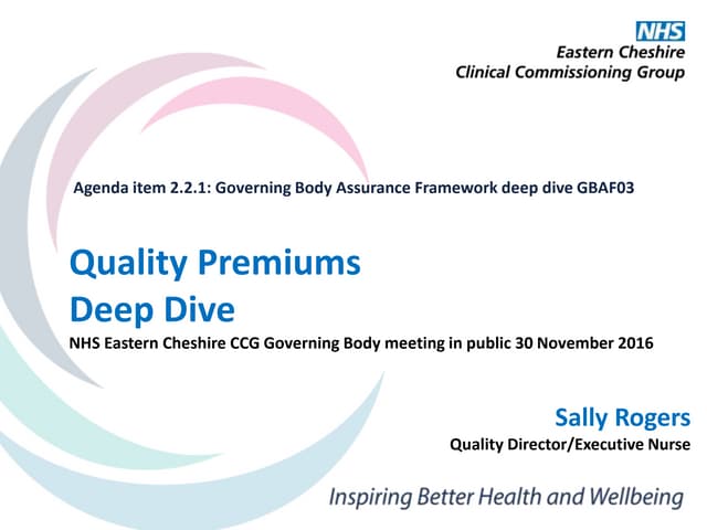 Quality Premiums - Deep dive GBAF03