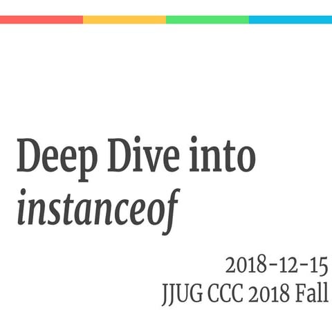 Deep dive into instanceof