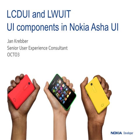 Deep dive into Nokia Asha UI design: Fundamentals