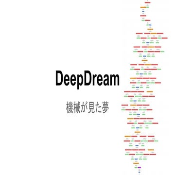 Deep dream   機械が見た夢