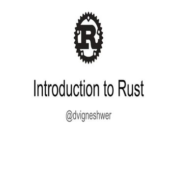 Deep drive into rust programming language | PDF