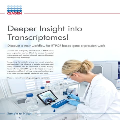 Deeper Insight into Transcriptomes! Download the Flyer