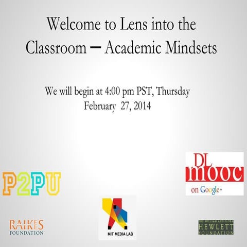 DLMOOC "Lens into the Classroom" tuning protocol - Week 6