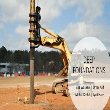Pile foundations Case Study  Delhi Metro Site Visit