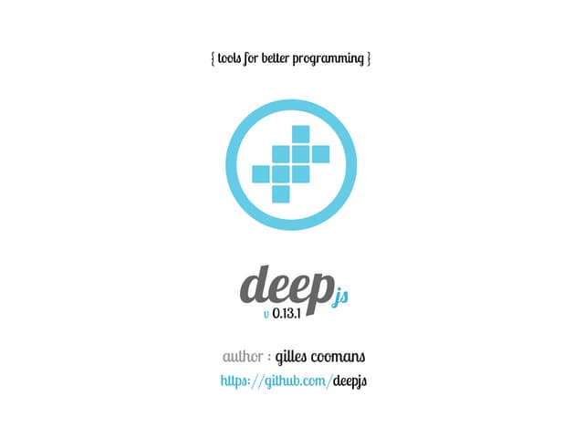 deepjs - tools for better programming
