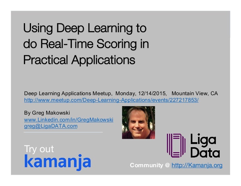 deep learning real time