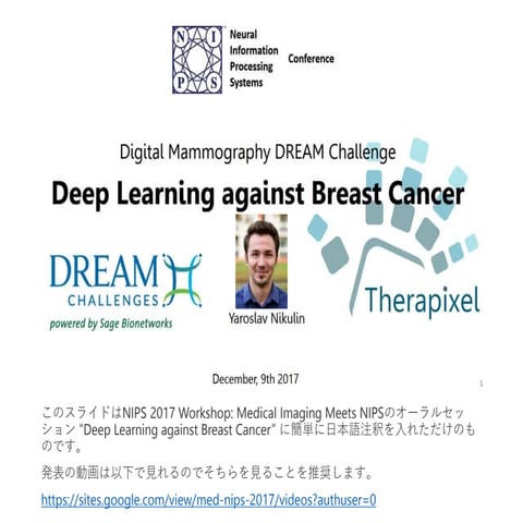 乳癌検出のためのディープラーニングモデル