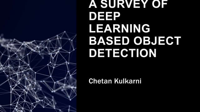 Deep learning based object detection | PPT