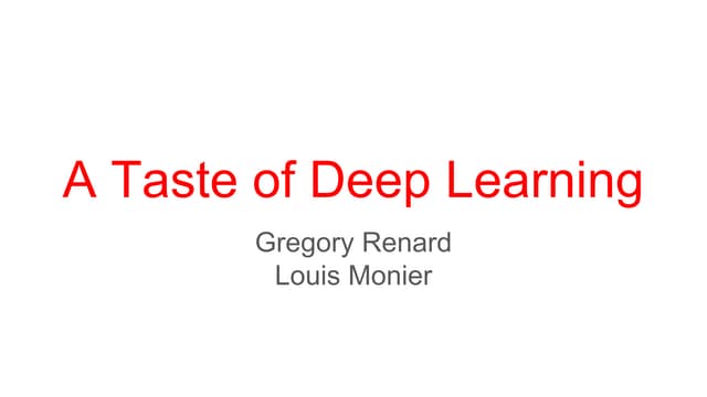 Deep Learning Class #0 - You Can Do It