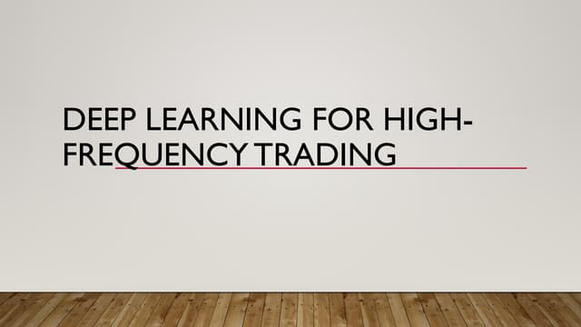 High frequency trading | DOCX