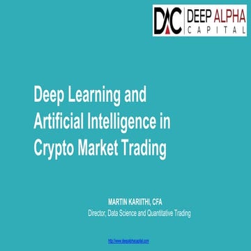 Deep learning in Crypto Currency Trading | PDF