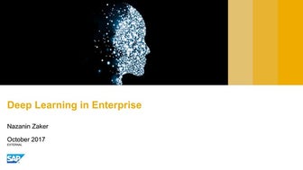 Deep Learning In Enterprise