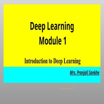 Deep Learning  Module 1  24-25       .pptx