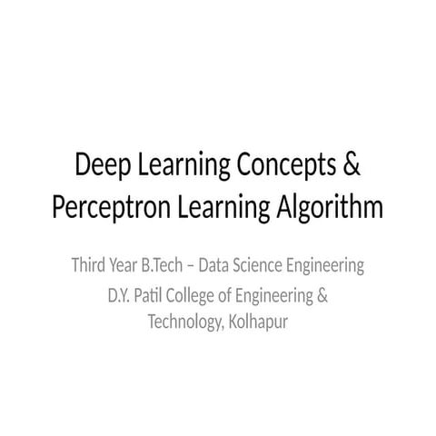 Introduction to Perceptron and Neural Network.pptx