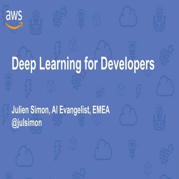 Deep Learning for Developers (January 2018)
