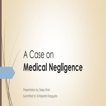 Medical negligence