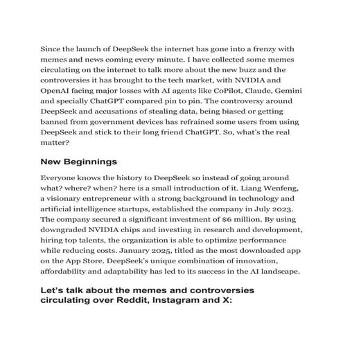 DeepSeek vs ChatGPT! Buzz or Controversy.pdf