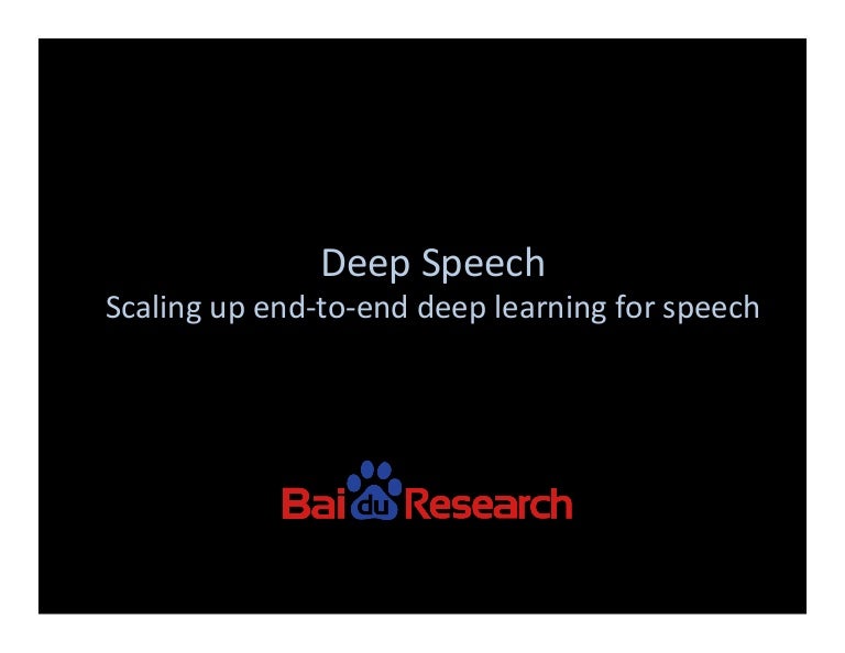 Deep Speech: Scaling up end-to-end deep learning for speech