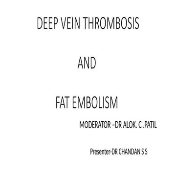DVT (Deep vein thrombosis) | PDF