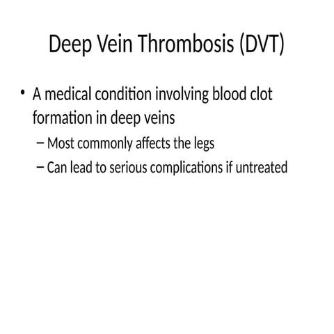 Comprehensive Guide to Prevention and Treatment of Deep Vein Thrombosis ...