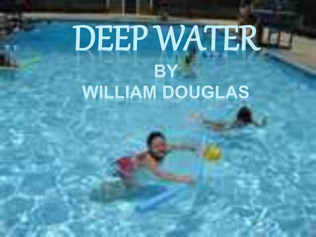 Chapter DEEP WATER CLASS 12 CBSE | PPT