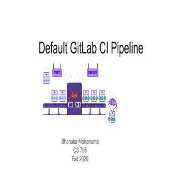 Default GitLab CI Pipeline - Auto DevOps | PPT