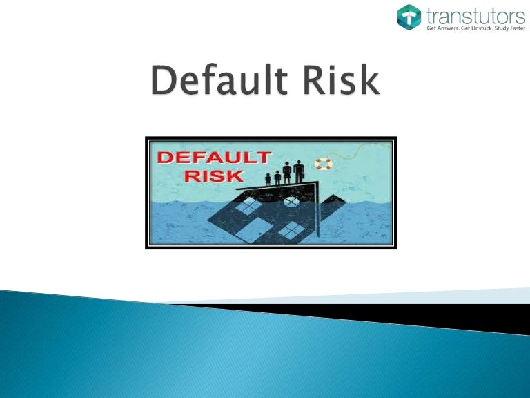 Default risk probability scale for finance on bloomberg - miloemerald
