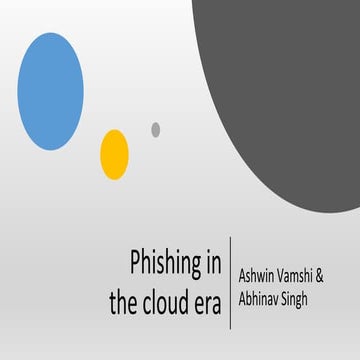 Defcon 27 - Phishing in the Cloud Era