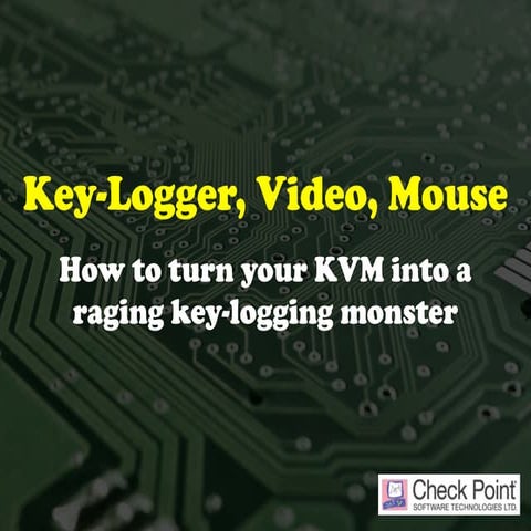 DEF CON 23 - Yaniv Balmas and Lior Oppenheim - key logger-video mouse