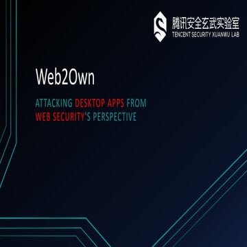 DEF CON 27 - JUNYU ZHOU and CE QUIN and JIANING WANG - web2 own attacking des...