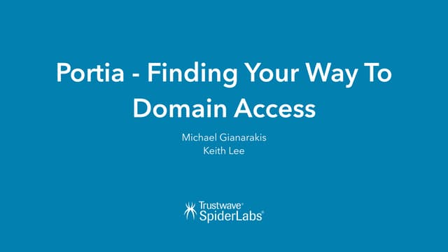 Defcon 25 Packet Hacking Village - Finding Your Way to Domain Access
