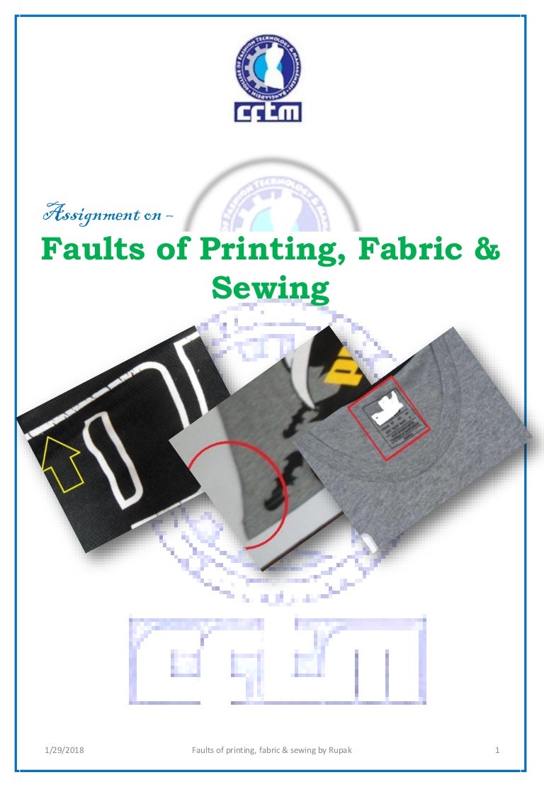 Defects Of Garment Print Fabric Sewing Defects Of Garment Print Fabric Sewing