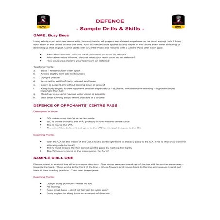 Defence | DOC